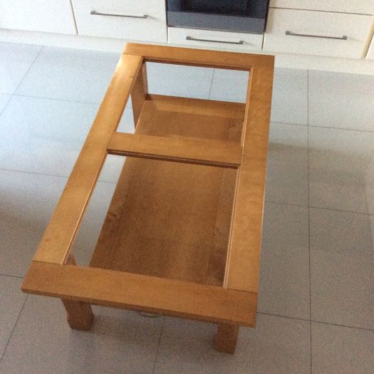 Solid wood table