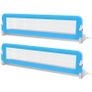 Toddler Safety Bed Rail 2 pcs Blue 150x42 cm Image 2
