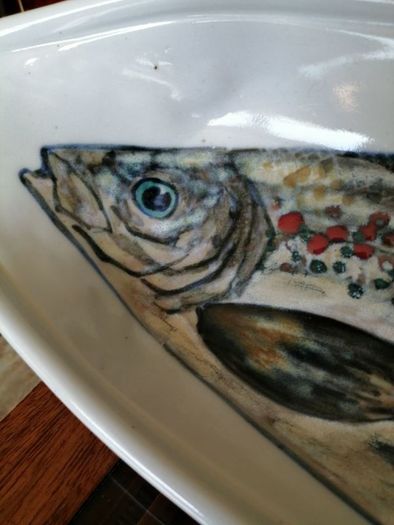 Highland Stoneware Scotland Salmon Dish