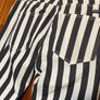 Bershka Striped Carrot Fit Jeans W29 L32 In Black And White. Like New Image 3