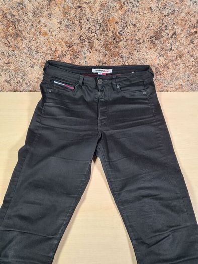 Womens Tommy Hilfiger Sylvia black super skinny high rise jeans Size W 27 L 30 A2