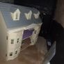 Large Wooden Dollhouse. Great Project for Someone Image 2