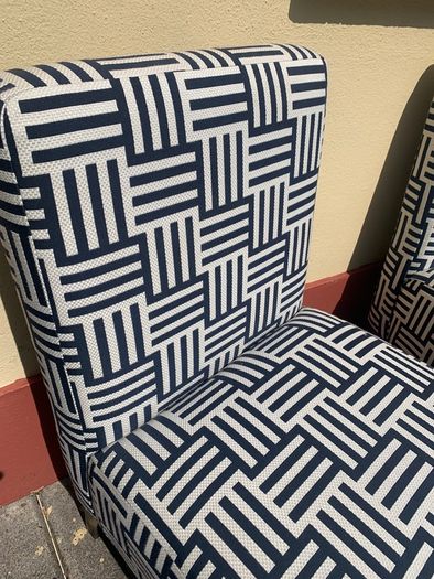 Pair of Greek Geometric Vintage Chairs