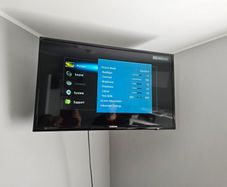 32 samsung TV +android box +swivel bracket