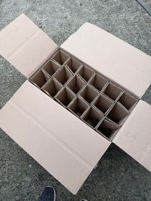 Heavy Duty Wine Shipping Box (18 bottles)