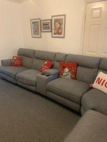 Grey corner suite