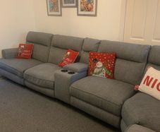 Grey corner suite