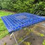 Blue Tiled Outdoor Table Image 5