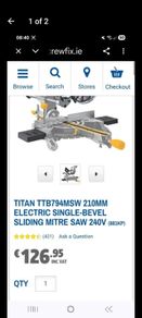 chopsaw Titan TTB794MSW