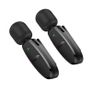 Dual Microphone iphone Type C Crystal Lavalier Wireless Digital Microphone Image 3