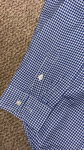 Polo Ralph Lauren Kids  Long Sleeve Striped Shirt Kids 14 16 Blue Stripe