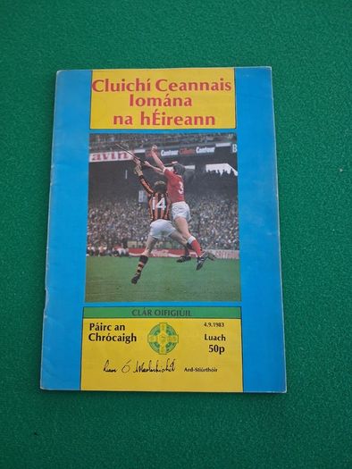 1983 All Ireland Hurling Final Match Programme