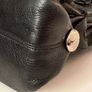 Vintage Bally black pebbled leather top handle bag Image 7