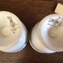 A Pair of Vintage Royal Doulton Almond Willow Pattern Extra Large Egg Cups Image 4