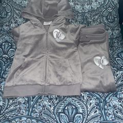 Girls Juicy Couture tracksuit age 7/8