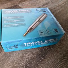 Priced to Sell Crystal Nails Travel Drill (Portable Electric Nail File / E-File) Nail Drill Machine, Gel Polish Remover, Manicure Tool, Nail Tech  Crystal Nails, Travel Drill, E-file, Electric Nail File, Nail Drill Machine, Gel Removal, Nail Tech Tool, Po