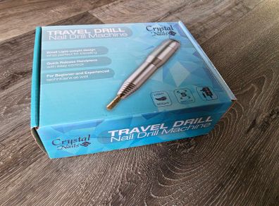 Priced to Sell Crystal Nails Travel Drill (Portable Electric Nail File / E-File) Nail Drill Machine, Gel Polish Remover, Manicure Tool, Nail Tech  Crystal Nails, Travel Drill, E-file, Electric Nail File, Nail Drill Machine, Gel Removal, Nail Tech Tool, Po