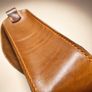 hand made leather satchel Image 3