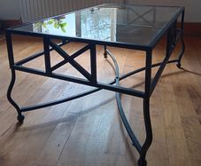Glass / Metal Coffee Table