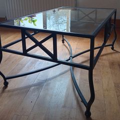 Glass / Metal Coffee Table
