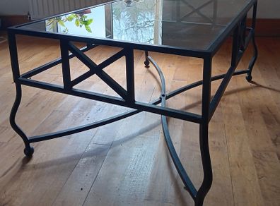 Glass / Metal Coffee Table