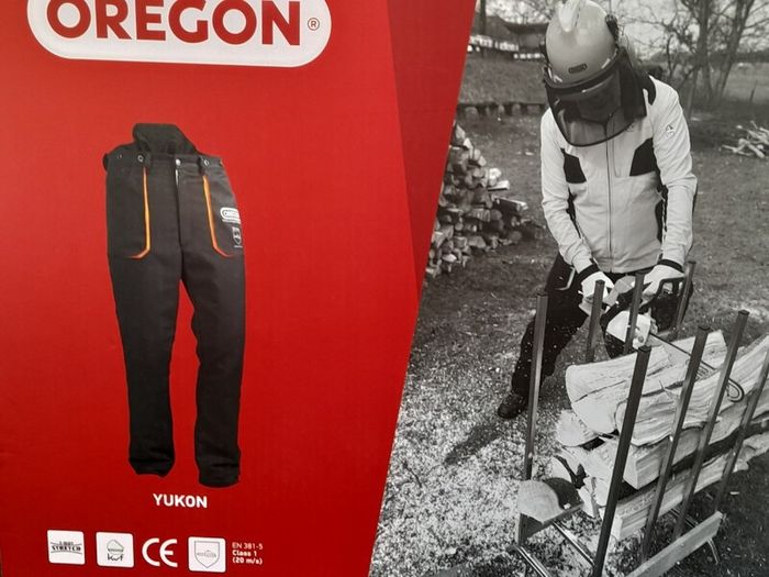 chain saw trousers and braces