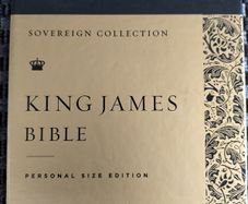 Holy Bible King James Sovereign Genuine Black Leather Edge Lined on3n3ss