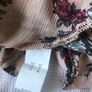 Red rose chiffon top size 16 Image 6