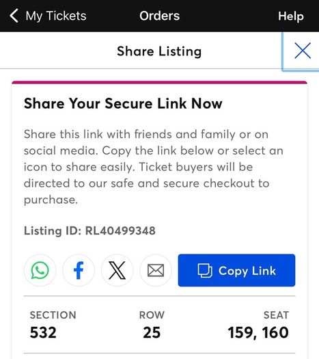 Harry Styles; Together Together - Album Pre-Order Pre-Sale tickets x 2