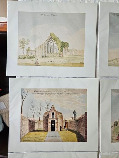 Beranger's Antique Buildings Of Ireland X 50 Prints. Each In A Sleeve With Clear Front. All In Mint Condition. See Photos For Same.