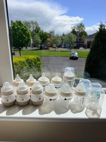 Mix bottles and bibs