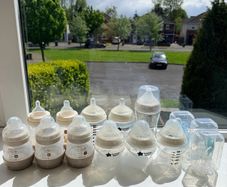 Mix bottles and bibs