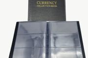 Large Capacity Large Coin Storage Book  Collection Book Paper Leather Protective Cover Mixed Collection Banknote 30 slots