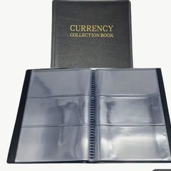 Large Capacity Large Coin Storage Book  Collection Book Paper Leather Protective Cover Mixed Collection Banknote 30 slots