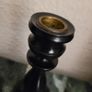 Edwardian woodturned ebony candlesticks Image 2