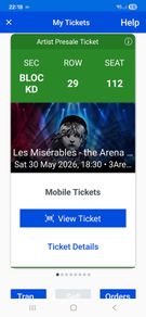 Les miserables sat may 30th