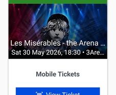 Les miserables sat may 30th