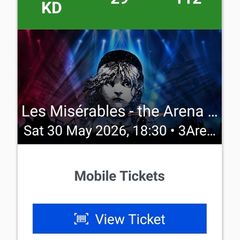 Les miserables sat may 30th
