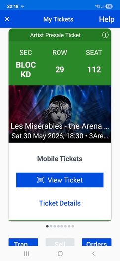 Les miserables sat may 30th