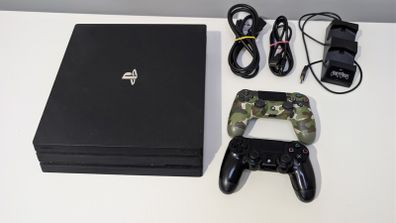 PS4 Pro 1TB + 2 Controllers + Charging Dock
