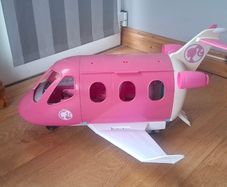 Barbie pink aeroplane