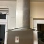 Belling 90cm Curved Glass & Stainless Steel Extractor Hood Image 2