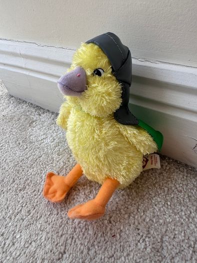 2008 Ty Beanie Babies Ming-Ming Wonder Pets Duck Plush approx. 15 cm. Used Please see photos