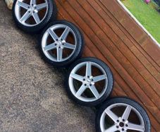 18inch alloys 5x114.3 new tyres