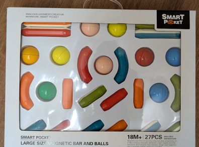 Smart Pocket large magnetic balls and bars