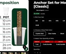 Plant Scraper XL 24 cm Anchor set