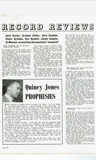 CRESCENDO Jazz Magazine (August 1965)