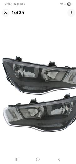 Audi A1 headlights