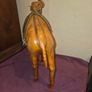 1960's Leather Wrapped Camel Statue Image 10