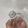 294 - Set of 7 Vintage Clear Glass Decorative Collectible Display Household Bottles Image 6